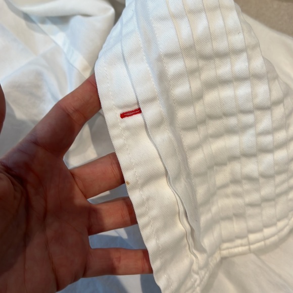 RED VALENTINO men size 48 medium white button down shirt dress black tie elegant - Picture 6 of 8